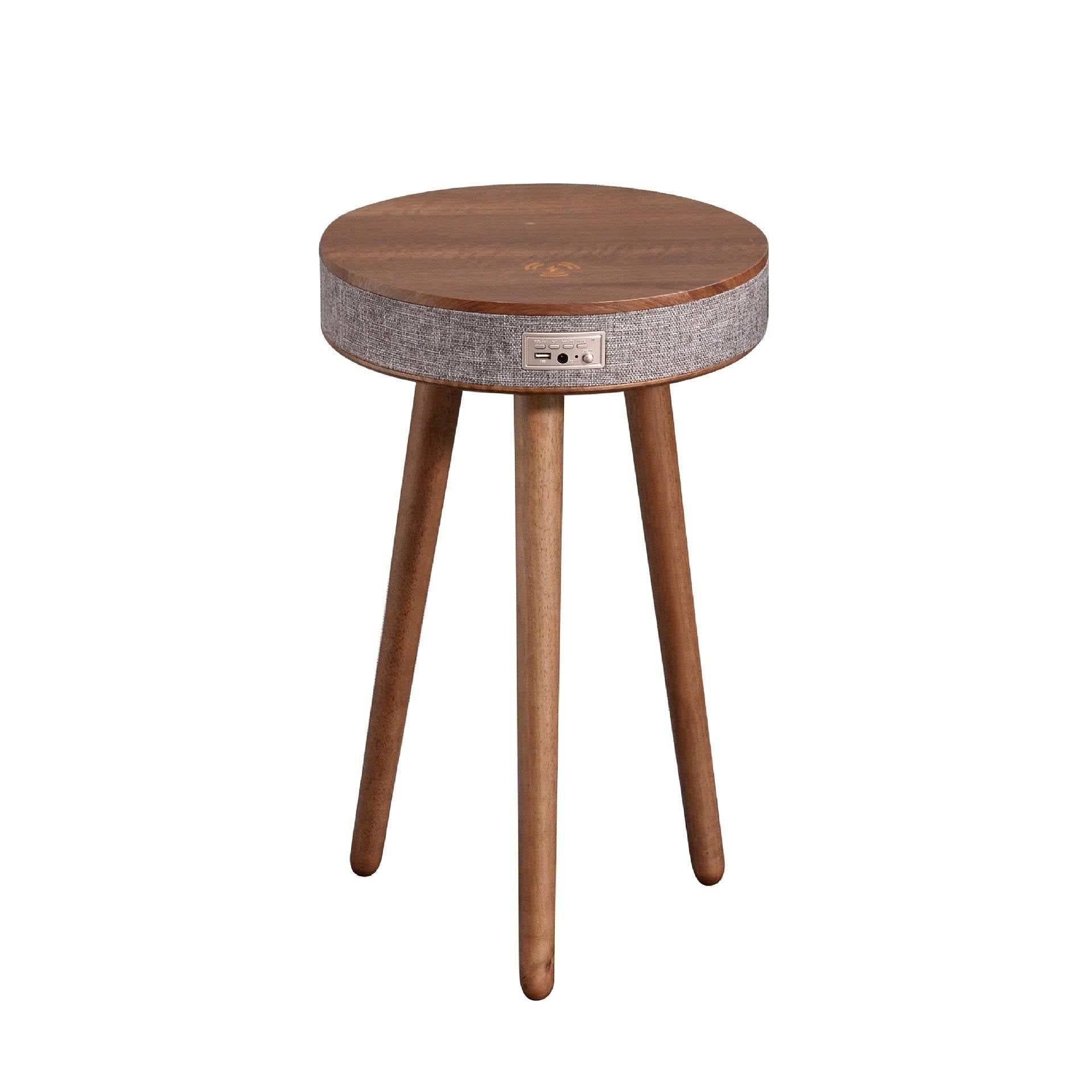 Round Speaker Table Charger StepUp