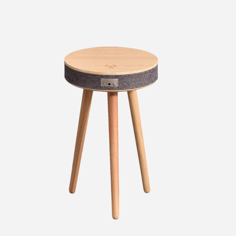 Round Speaker Table Charger StepUp
