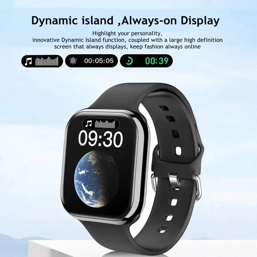Series 9 Bluetooth Smart Watch – Fitness Tracker for Men & Women (Black) OBA
