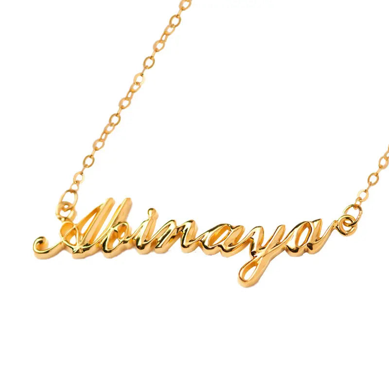 Full Silver Name Necklace - silver name necklace Maiden-Art