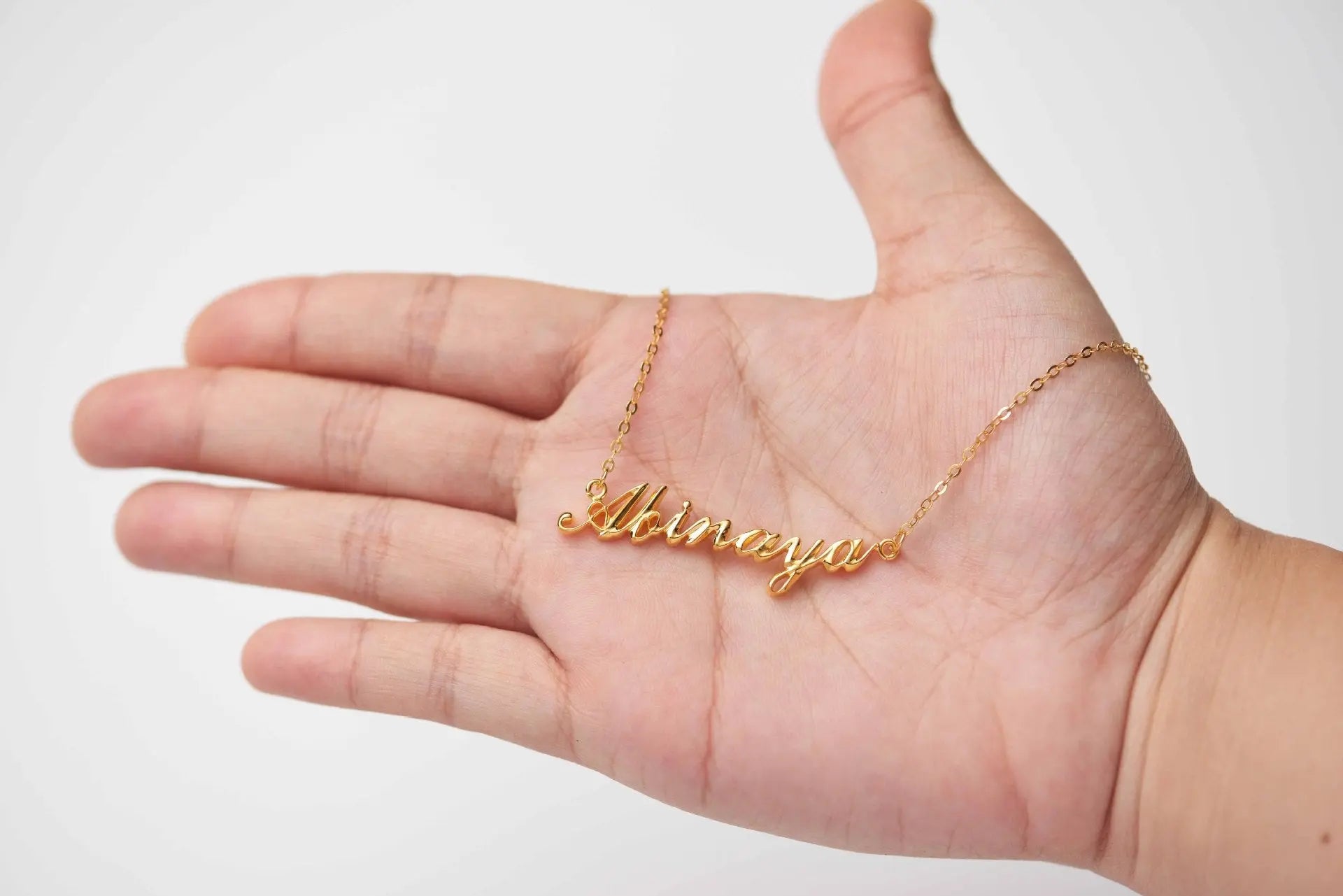 Full Silver Name Necklace - silver name necklace Maiden-Art