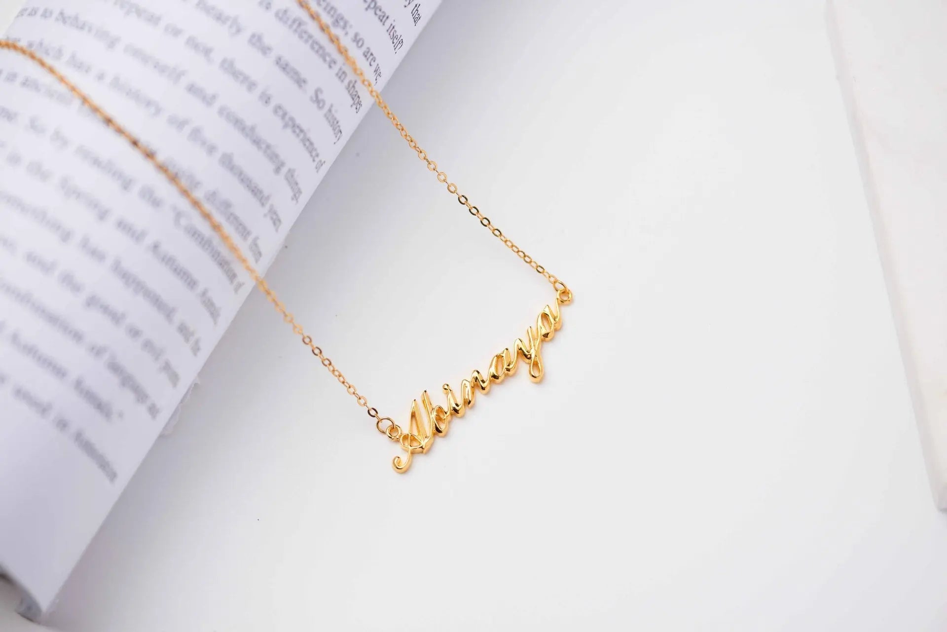 Full Silver Name Necklace - silver name necklace Maiden-Art
