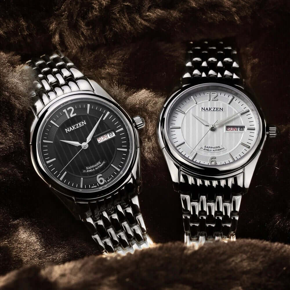 Men’s Automatic Mechanical Watch – Stainless Steel Business Watch MEGIR WATCH GROUP