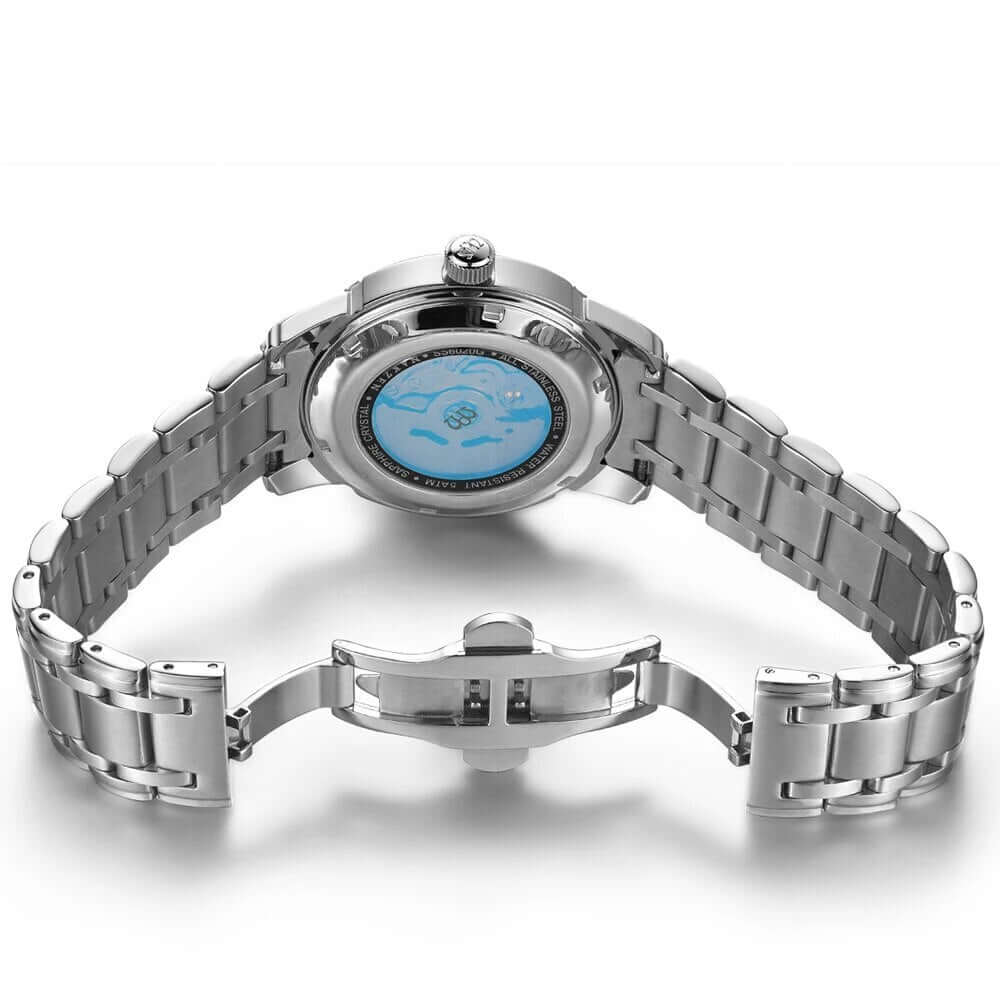 Automatic Mechanical Men’s Watch – Sapphire Crystal Stainless Steel MEGIR WATCH GROUP
