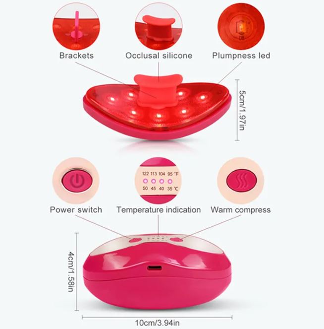 Lip Beauty Device LED Heating Portable Elloria 🩷