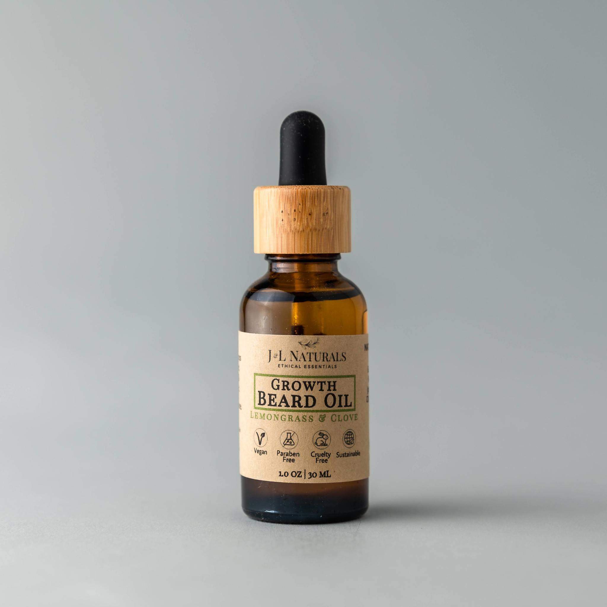 Premium Beard Oil – Softening & Conditioning Beard Care J&L Naturals