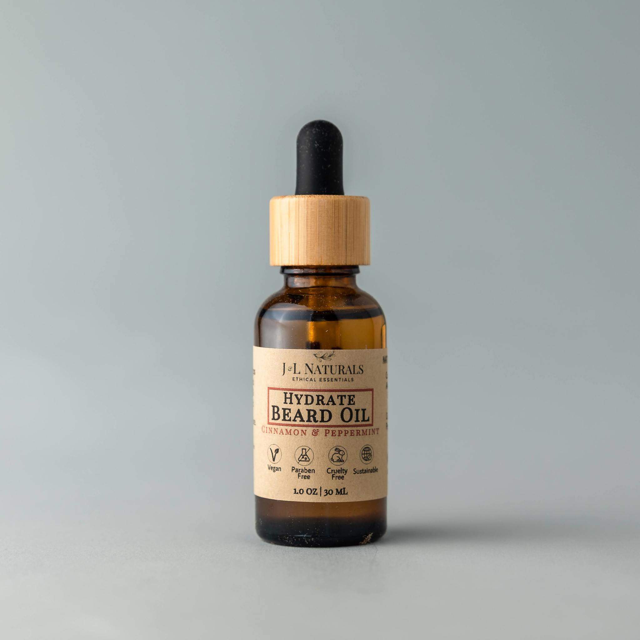 Premium Beard Oil – Softening & Conditioning Beard Care J&L Naturals