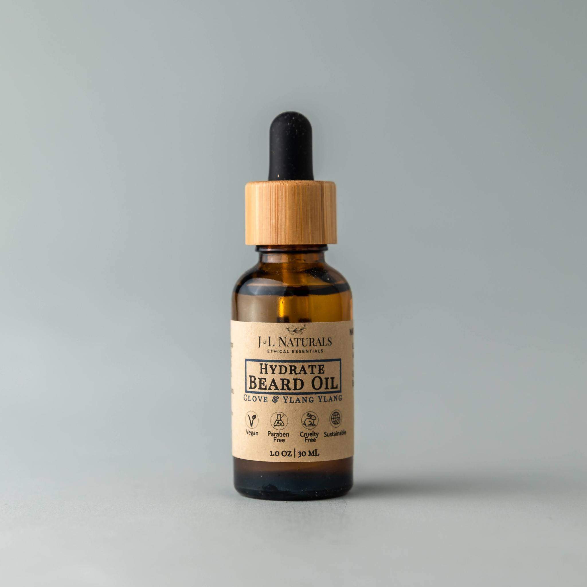 Premium Beard Oil – Softening & Conditioning Beard Care J&L Naturals