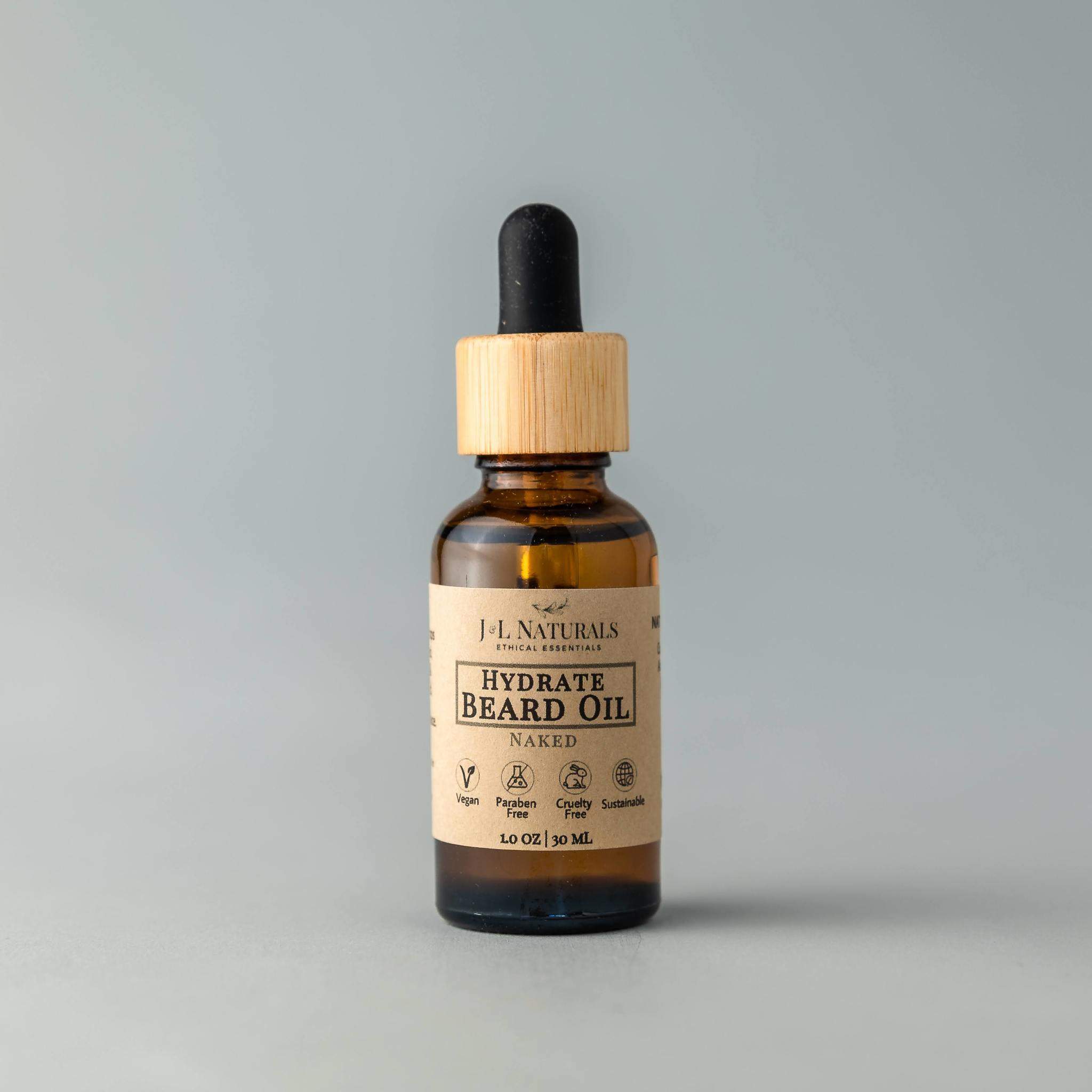 Premium Beard Oil – Softening & Conditioning Beard Care J&L Naturals