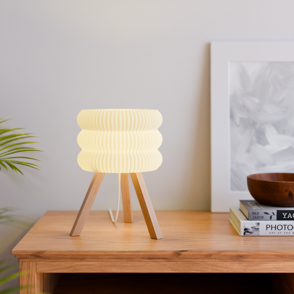 Bubbles Lamp Modernized Pottery