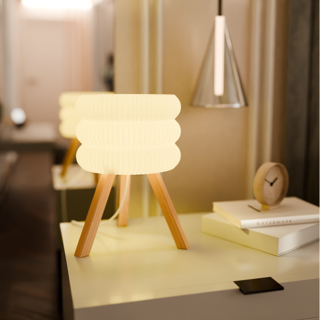 Bubbles Lamp Modernized Pottery