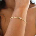 Custom engraved name bracelet Personalized Name Bracelet Jewelry Hadi Craft- CJ