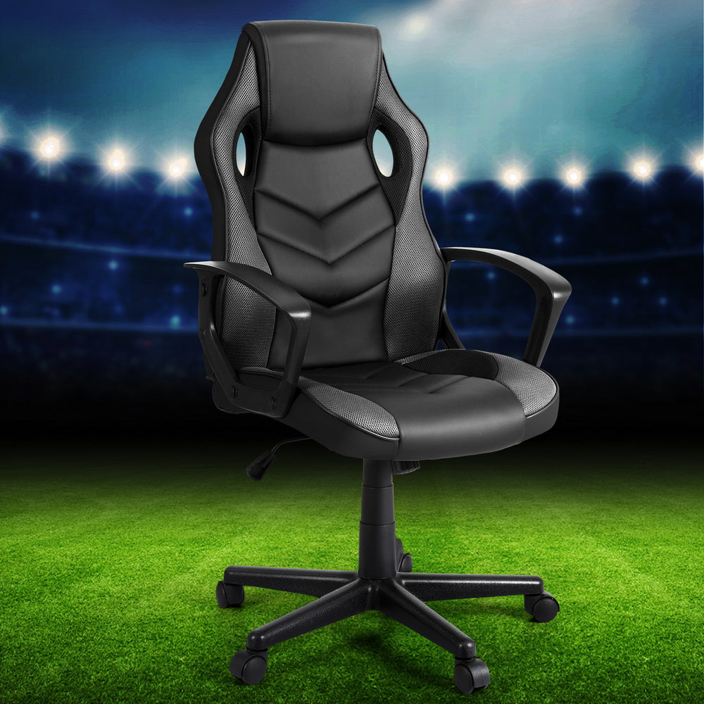 NNEDSZ Artiss Gaming Office Chair Computer Chairs Grey NNEDSZ
