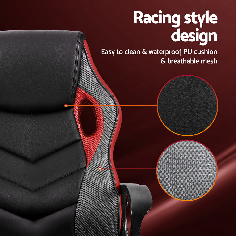 NNEDSZ Artiss Gaming Office Chair Computer Chairs Red NNEDSZ