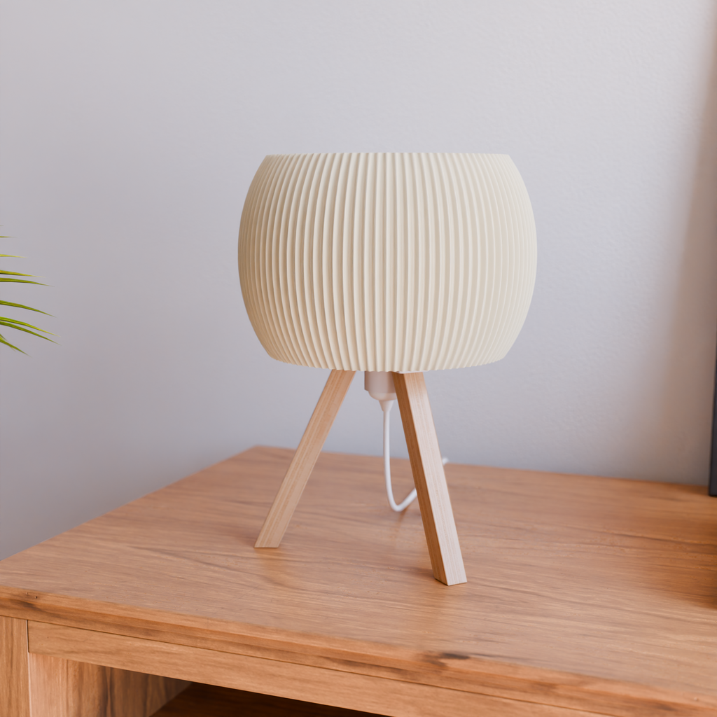 Orb Lamp Modernized Pottery