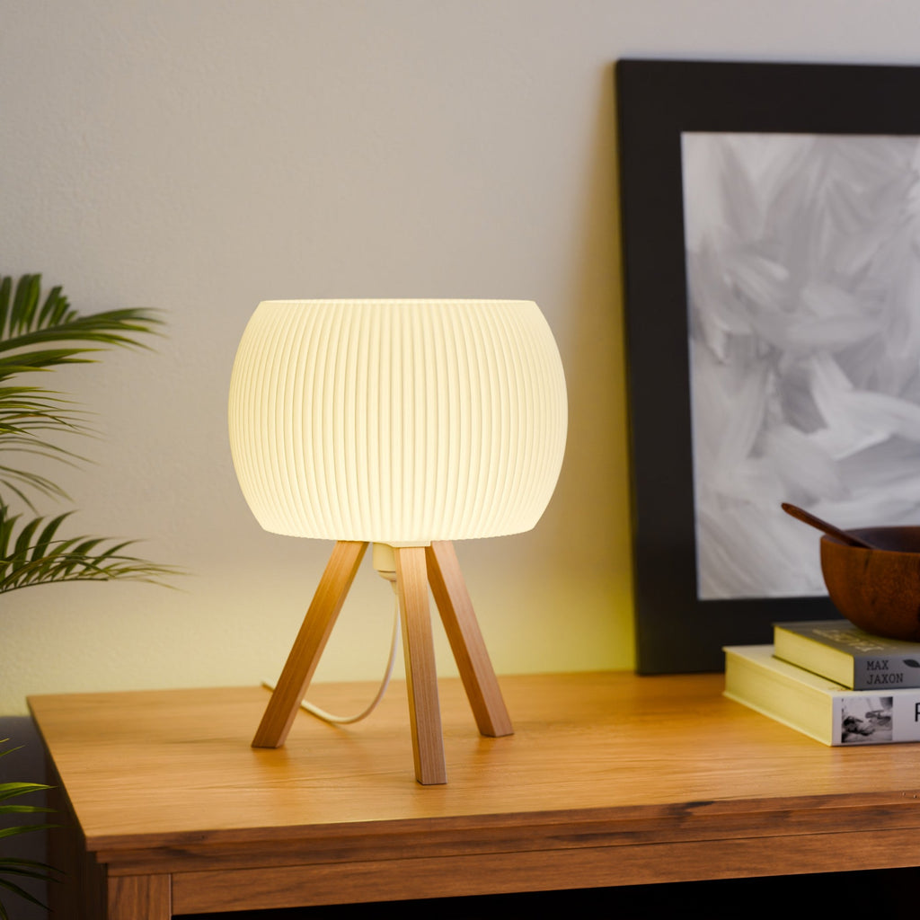 Orb Lamp Modernized Pottery
