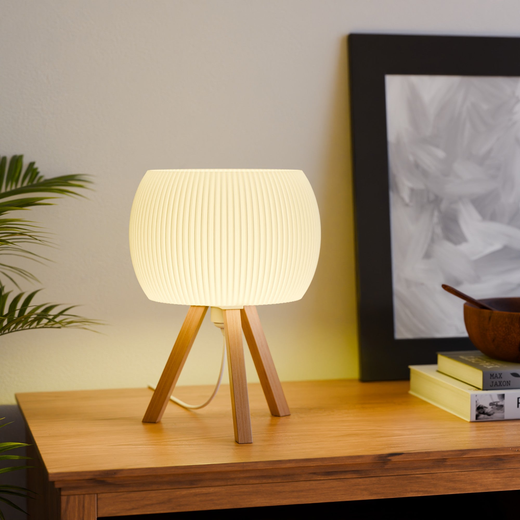 Orb Lamp Modernized Pottery