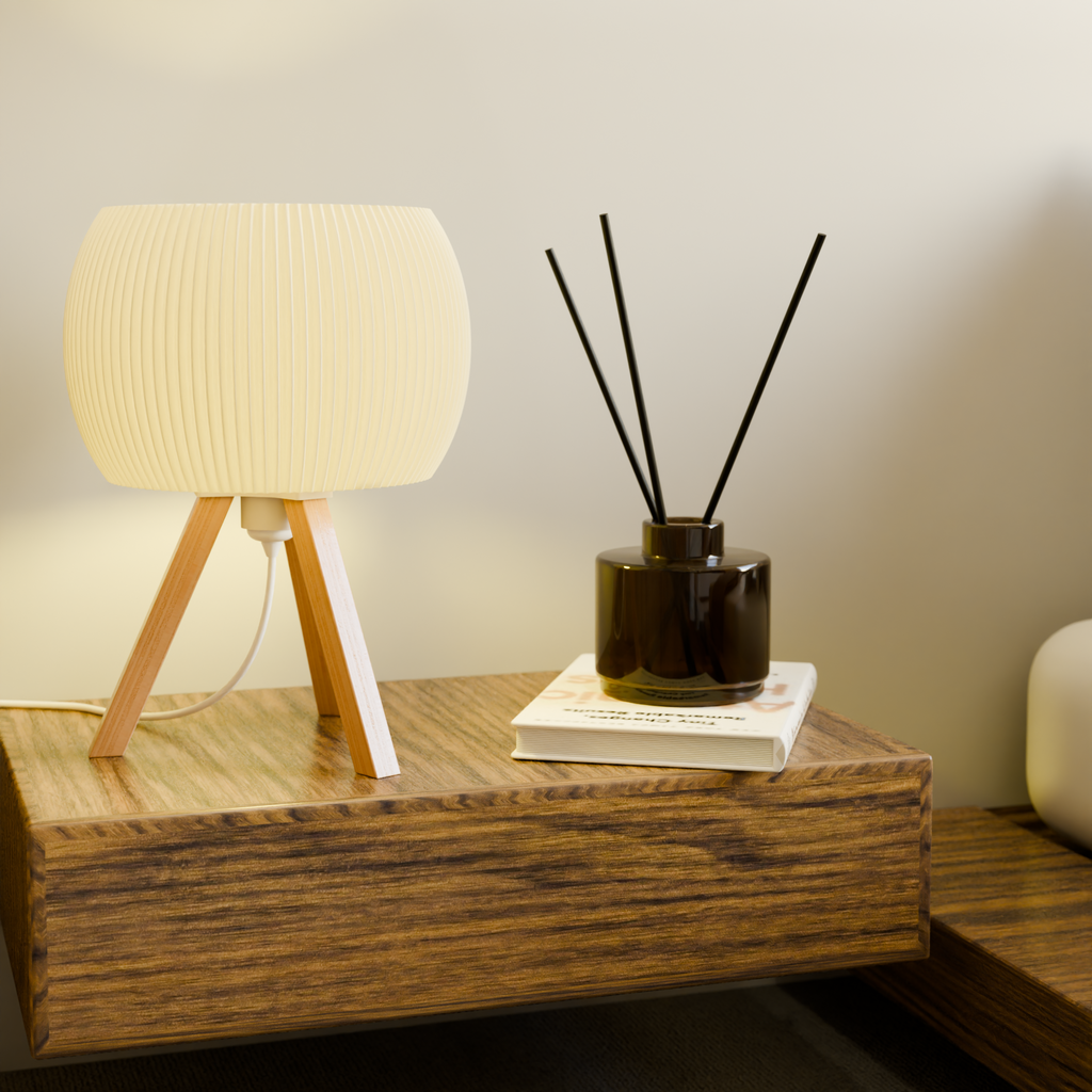 Orb Lamp Modernized Pottery