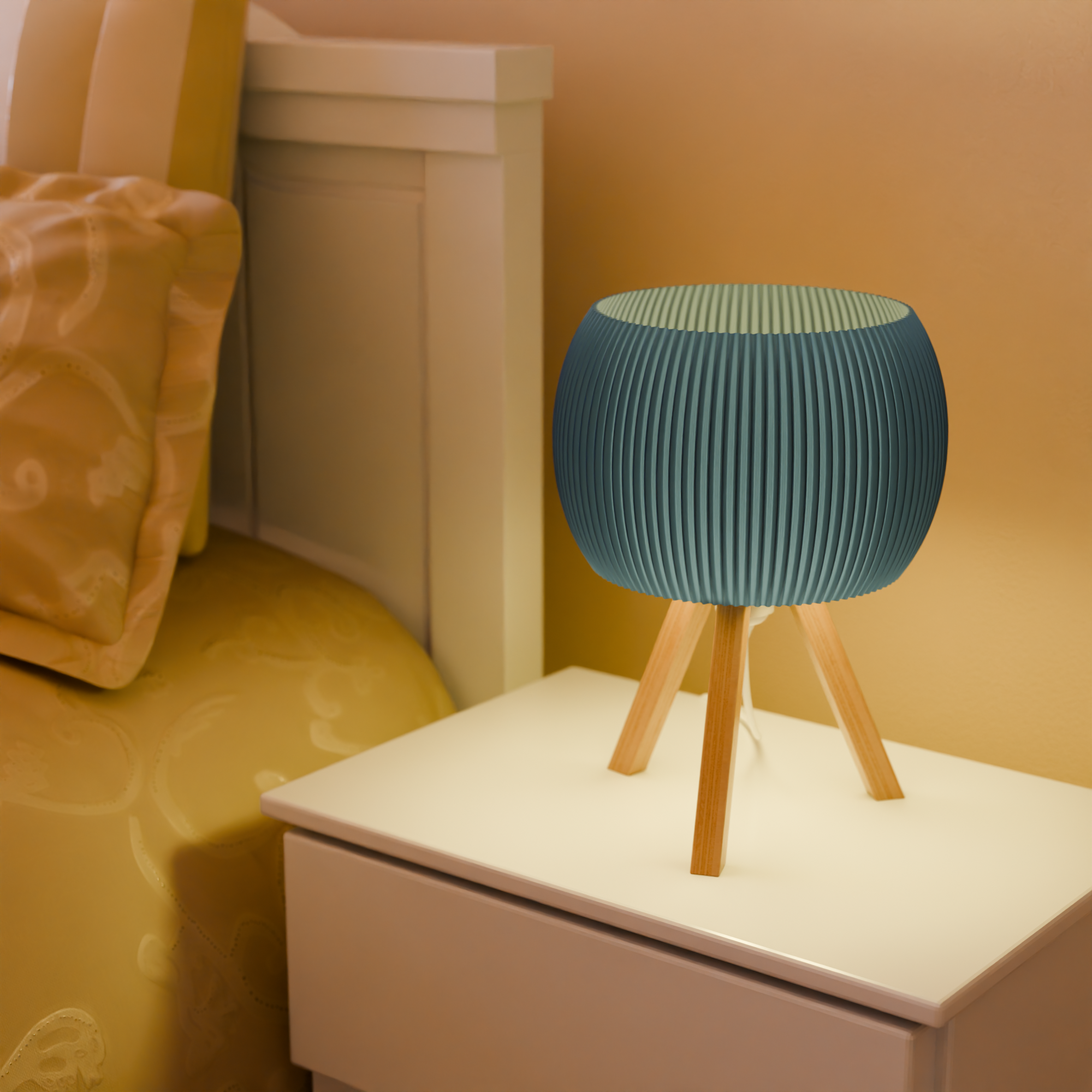 Orb Lamp Modernized Pottery