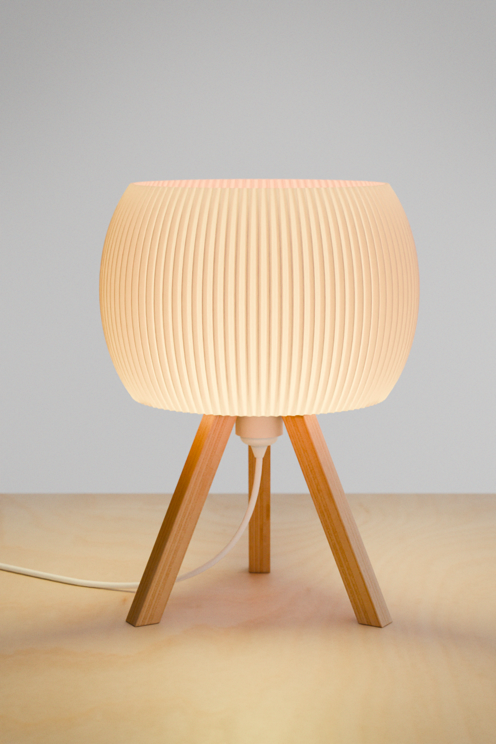 Orb Lamp Modernized Pottery