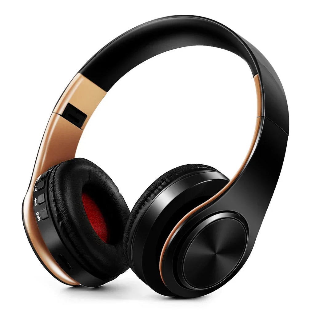 Wireless Bluetooth Headphones Gold CAN