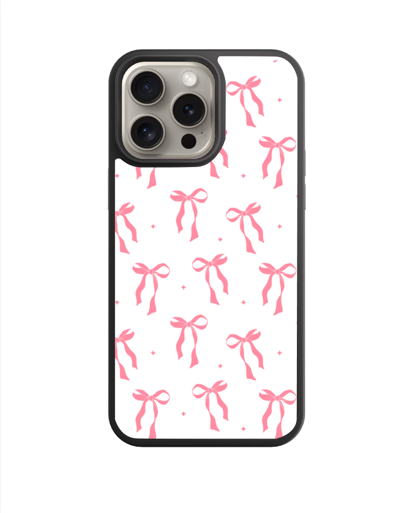 Pink Bow Phone Case Vivid Ship Studio LLC
