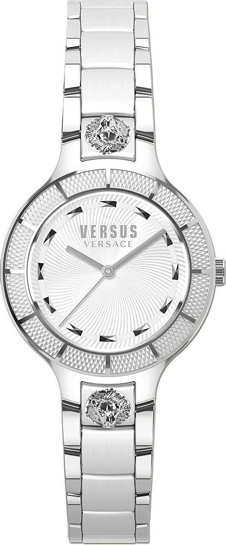 Versus Versace Women’s Silver Stainless Steel Watch – 32mm Quartz Wristwatch (VSP480518) VERSUS Watches