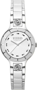 Versus Versace Women’s Silver Stainless Steel Watch – 32mm Quartz Wristwatch (VSP480518) VERSUS Watches
