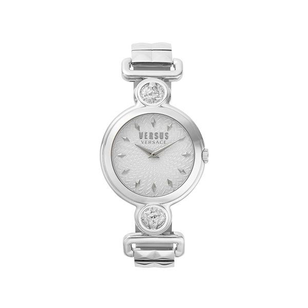 Versus Versace Women’s Silver Stainless Steel Watch – Crystal Accent Bracelet (VSPOL3318) VERSUS Watches