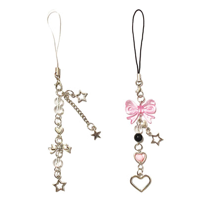 HOLAOCT Cute Phone Charm Aesthetic Cell Phone Charms Strap Kawaii Y2K Accessories for Phone Bag Keychain Pendants Decor Elloria 🩷