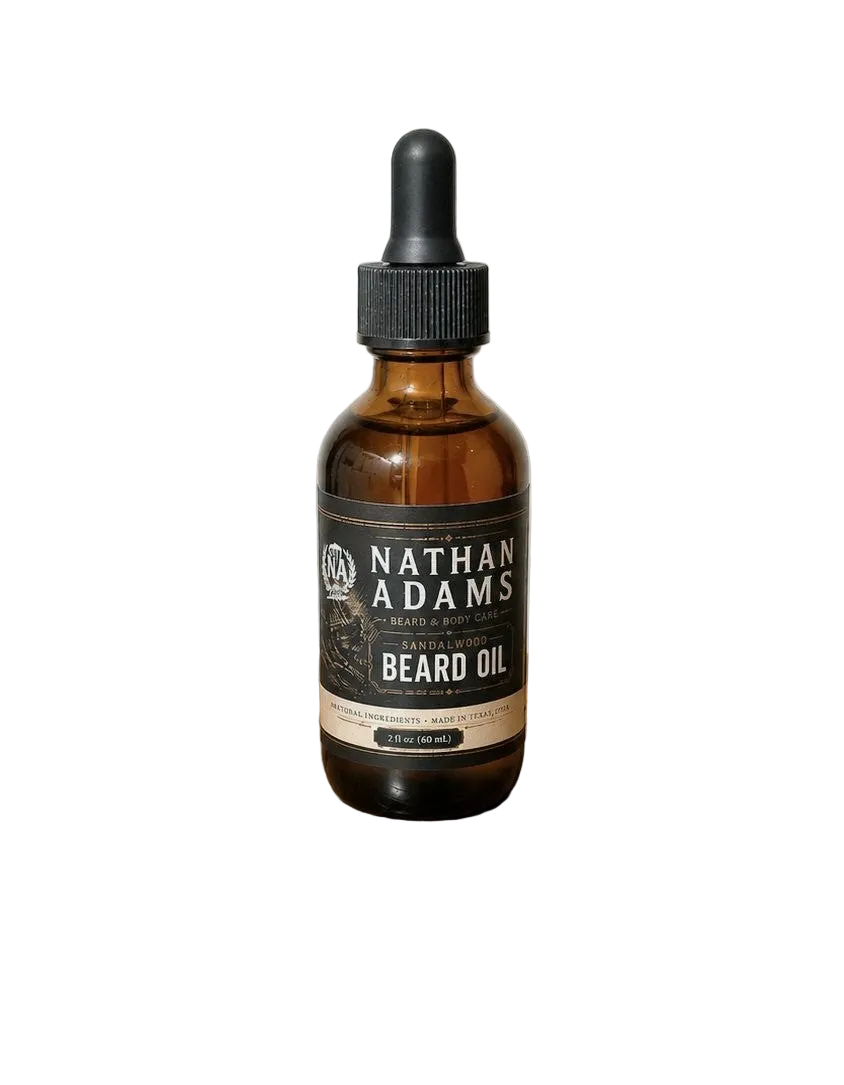 Premium Beard Oil – Softening & Conditioning Beard Care Nathan Adams: Beard & Body Care