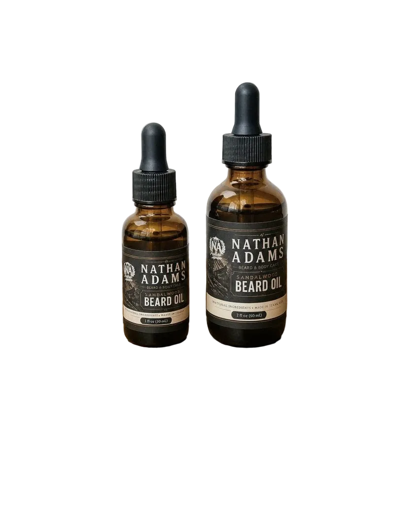 Premium Beard Oil – Softening & Conditioning Beard Care Nathan Adams: Beard & Body Care
